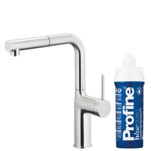 DUERO PURE MOVE INOX bateria kuchenna z filtracją wody oraz wyciąganą wylewką