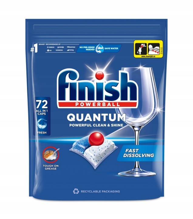 Kapsułki do zmywarek Finish quantum