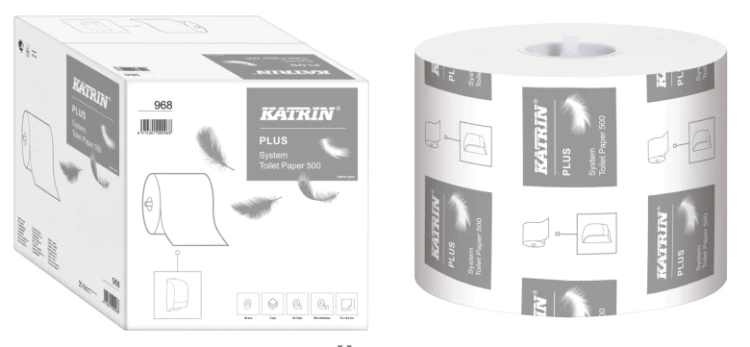 Papier toaletowy Katrin plus system
