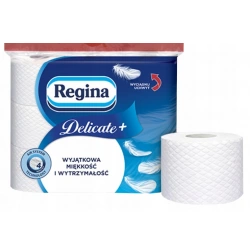 Papier toaletowy biały 4w Regina Delicate+