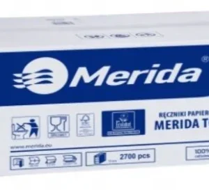 Ręczniki składane Merida top slim białe 2700 szt.