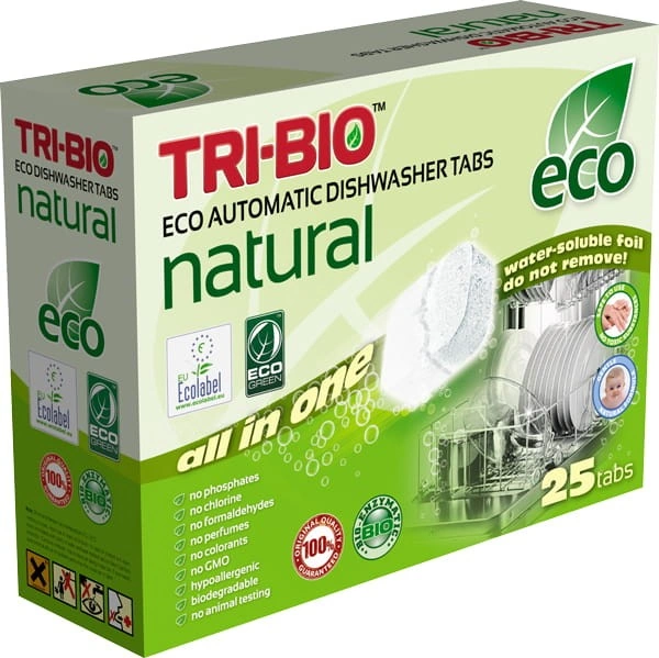 Tabletki do zmywarki natural tri-bio all in one
